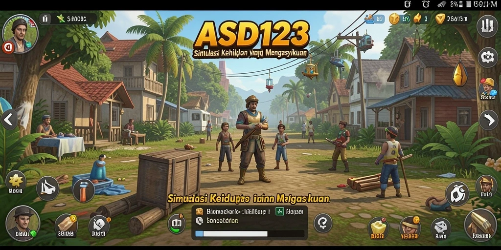 Tampilan menarik dari gameplay ASD123 yang menampilkan interaksi dalam simulasi.