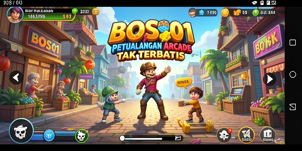 Tampilan gameplay BOS01 yang seru dan penuh aksi.