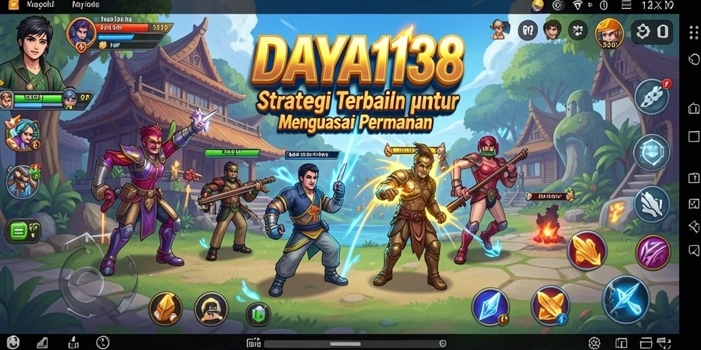 Tampilan gameplay yang mendebarkan dan penuh strategi dari DAYA138.