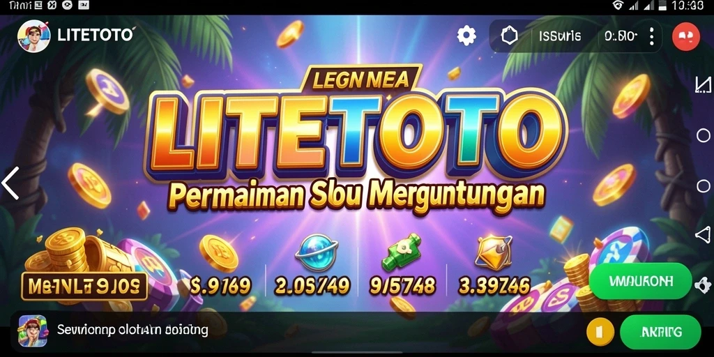 Screenshot LITETOTO menampilkan gameplay slot yang seru dan menarik.