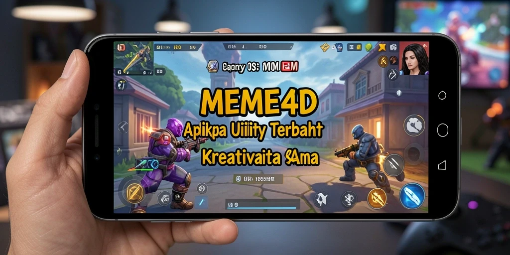 Tampilan antarmuka sederhana dan menarik dari MEME4D.