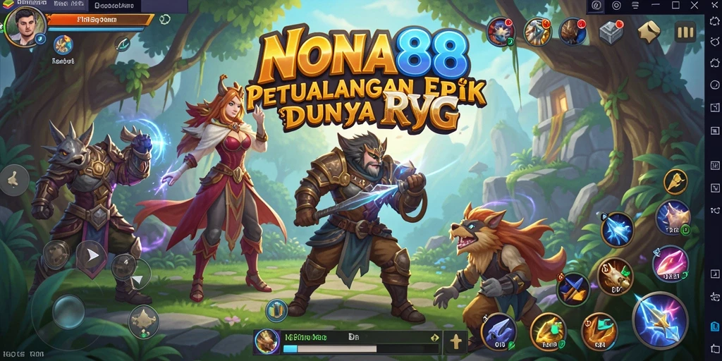 Gameplay NONA88 yang mendebarkan di dunia RPG yang fantastis.