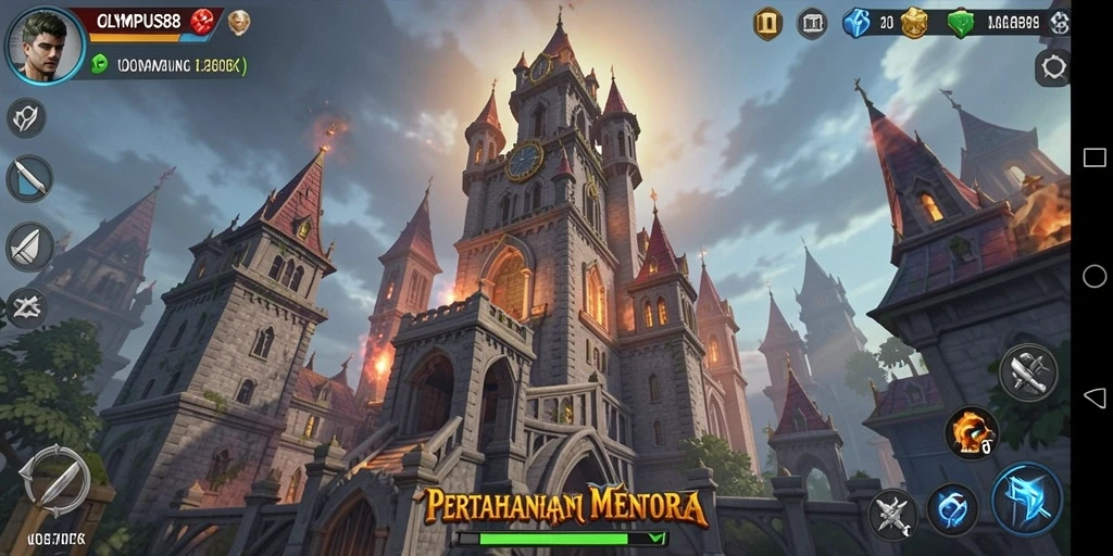 Gameplay seru dalam OLYMPUS88 yang penuh strategi Tower Defense.