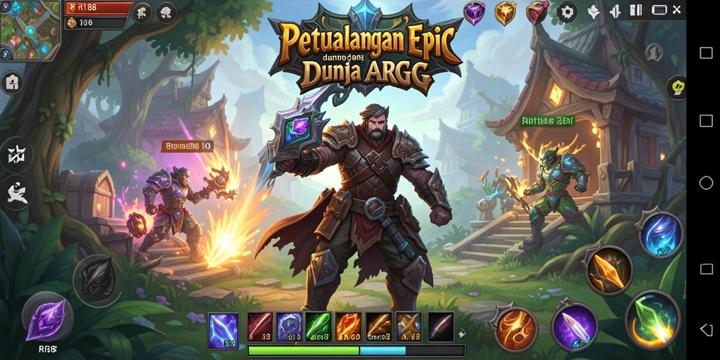 Menampilkan aksi seru dalam dunia ARPG yang menawan.