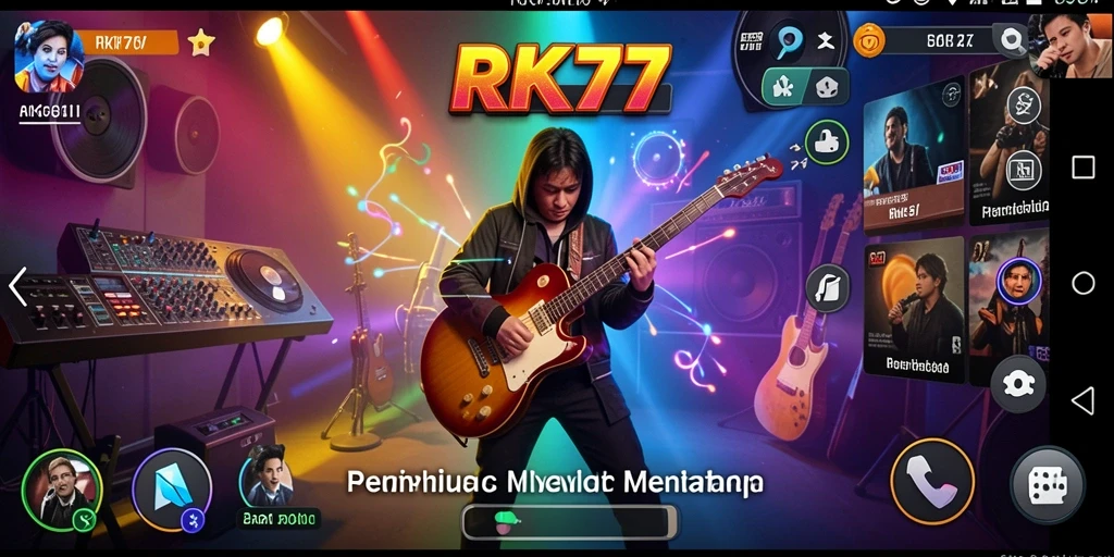 Screenshot RK77 menampilkan gameplay yang seru dan interaktif.
