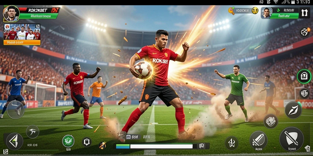 Tampilan gameplay ROKOKBET yang menegangkan dan seru.