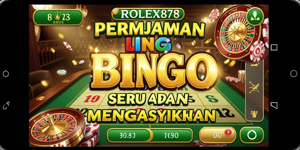 Tampilan gameplay Bingo yang menarik di ROLEX878.
