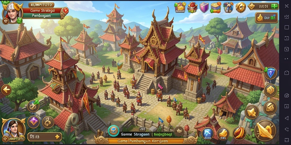 Tampilan gameplay RUMPITOTO yang mendebarkan dan penuh strategi.