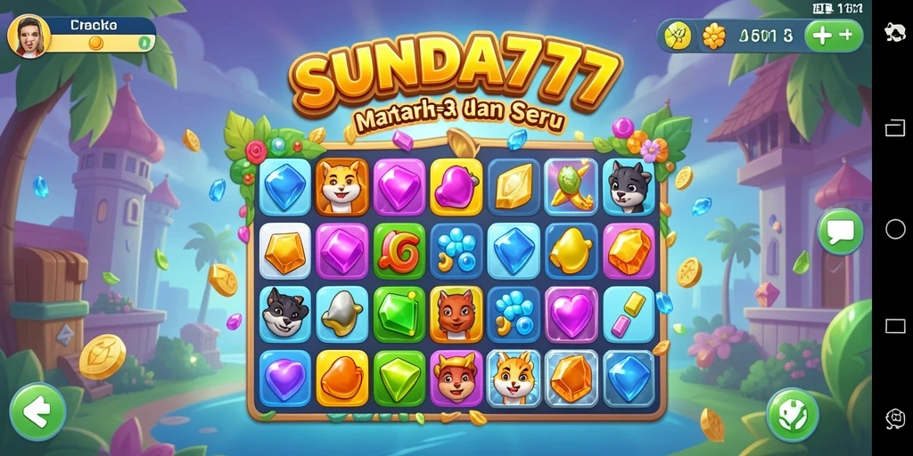 Tampilan gameplay SUNDA777 yang menarik dan penuh warna.