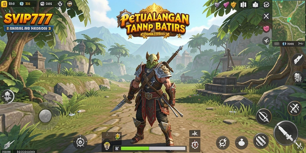 Tangkapan layar gameplay <strong>SVIP777</strong> menampilkan petualangan luar biasa di dunia terbuka.