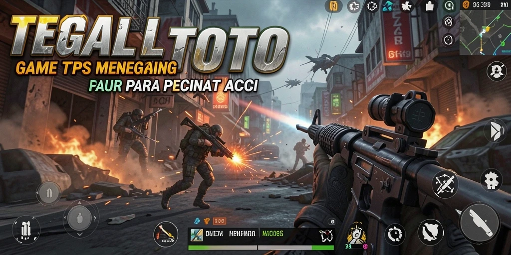 Tampilan gameplay TEGALTOTO dengan aksi seru dan karakter yang dinamis.