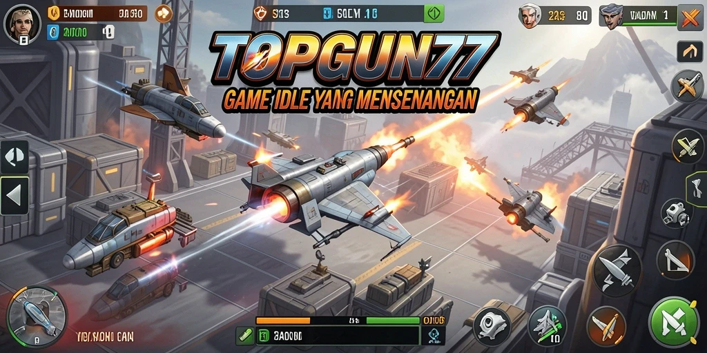 Tampilan gameplay menarik dari TOPGUN77 yang mengasyikkan.