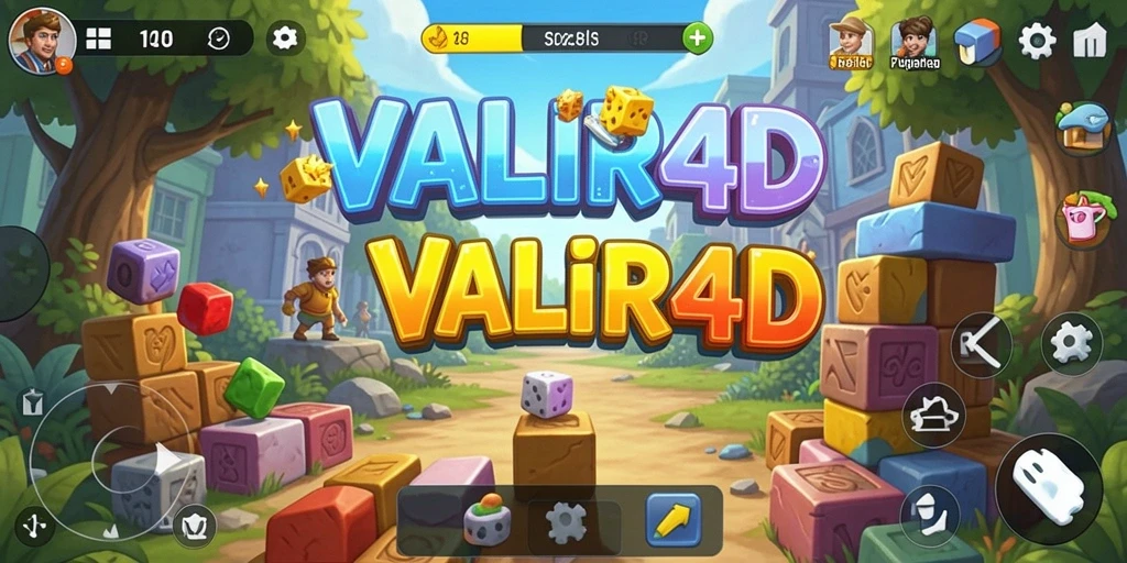Gameplay VALIR4D yang seru dan menantang dalam puzzle.