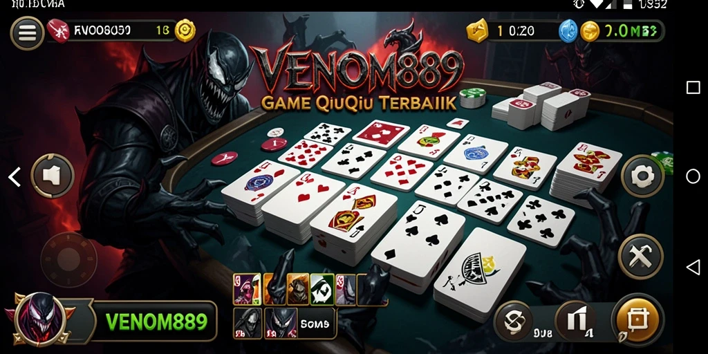 Screenshot utama yang menampilkan gameplay seru QiuQiu.